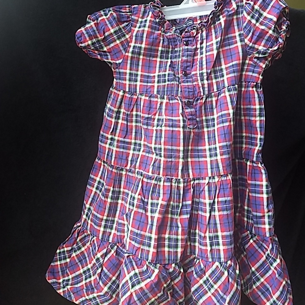 American Living Plaid girls dress